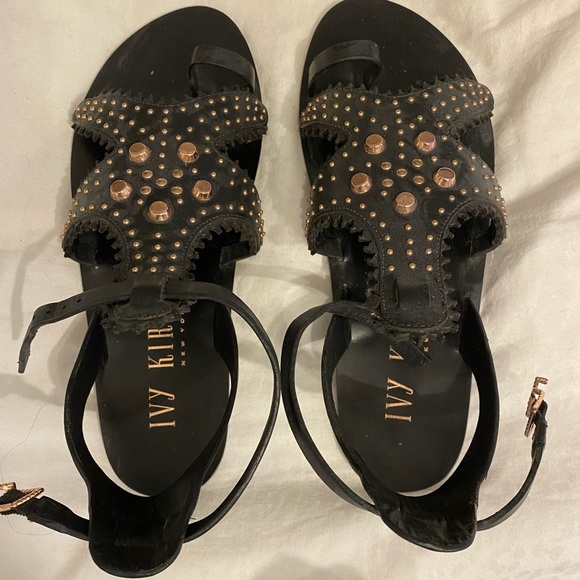 Ivy Kirzhner Leather Sandals New Never Worn - Picture 4 of 8